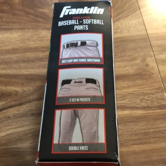 Franklin deluxe baseball- softball pants size youth medium - Picture 4 of 6